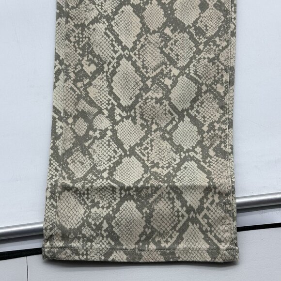 Joe’s Jeans The Lara Size 32 Mid Rise Vesper Cigarette Ankle Snake Print Jeans - Picture 4 of 16